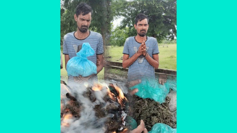 মোংলায় গাঁজাসহ ব্যবসায়ী আটক, ভ্রাম্যমাণ আদালতে ১ বছর  সাজা সহ অর্থদন্ড