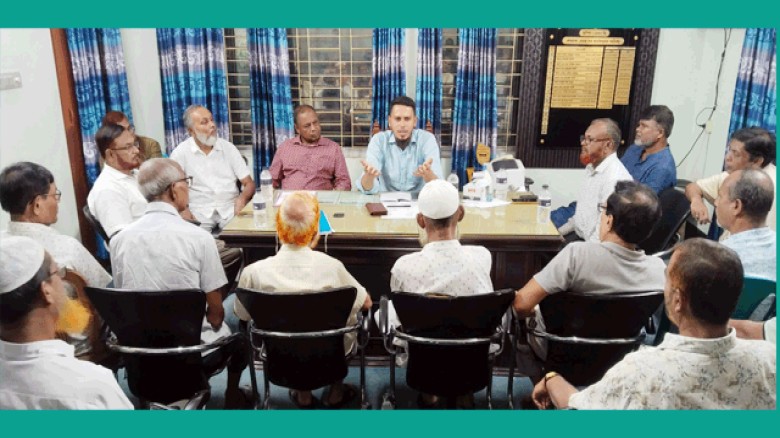 পাংশায় এয়াকুব আলী চৌধুরী স্মৃতি পাঠাগার ও ক্লাবের নবগঠিত কমিটির প্রথম সভা